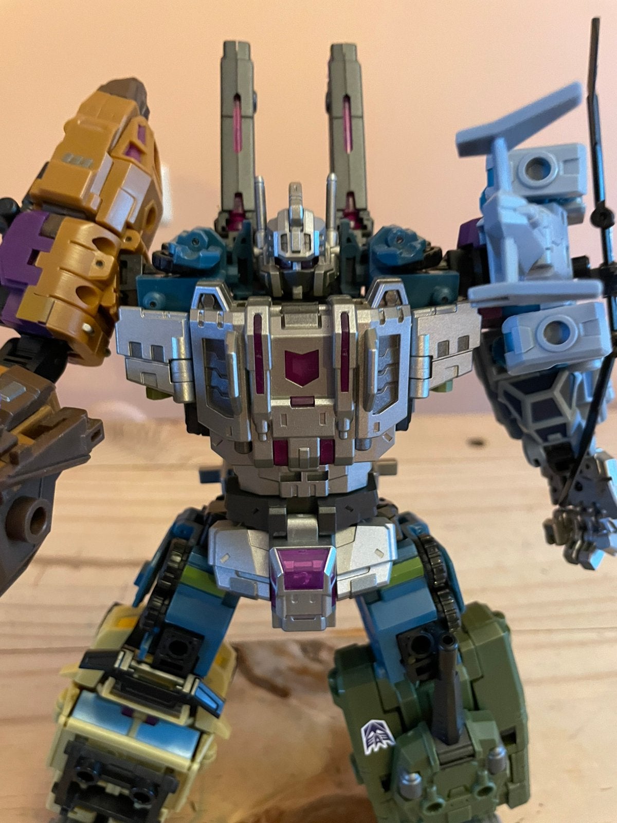 Iron Factory War Giant (Bruticus), Verzamelen, Transformers, Overige generaties, Ophalen of Verzenden, Zo goed als nieuw, Decepticons