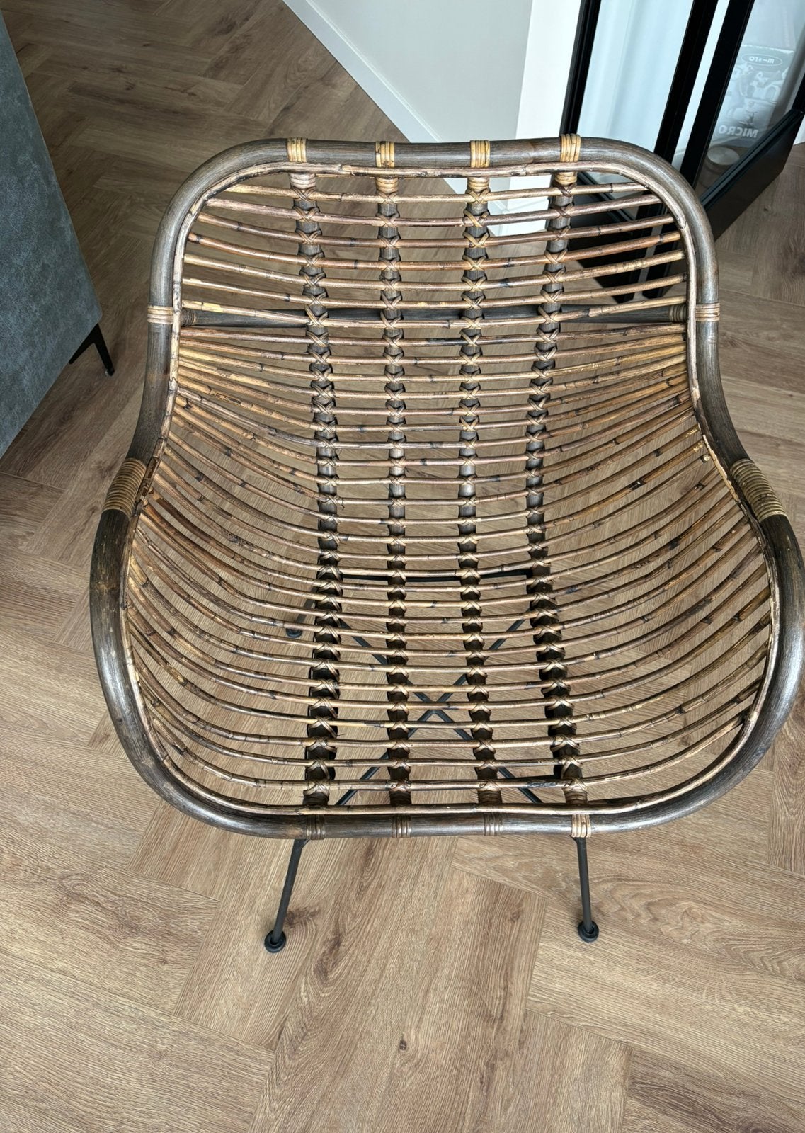 Eettafel stoelen, Ophalen, Bruin, Hout, Zo goed als nieuw