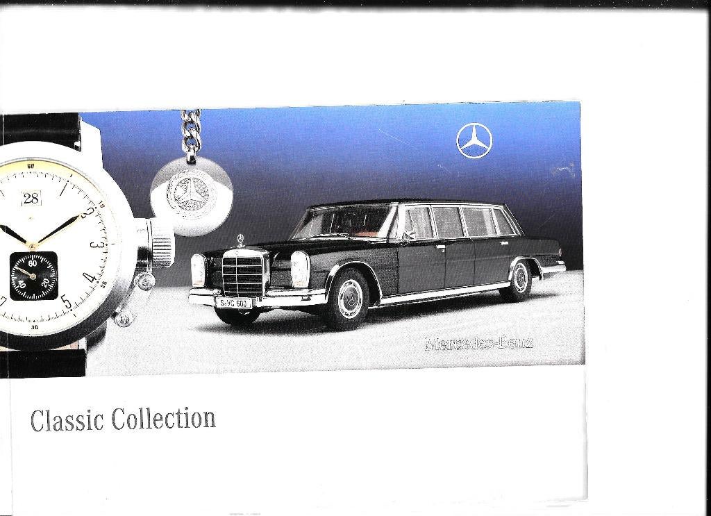 MERCEDES,  merchandise-folders, Ophalen of Verzenden, Zo goed als nieuw, Mercedes