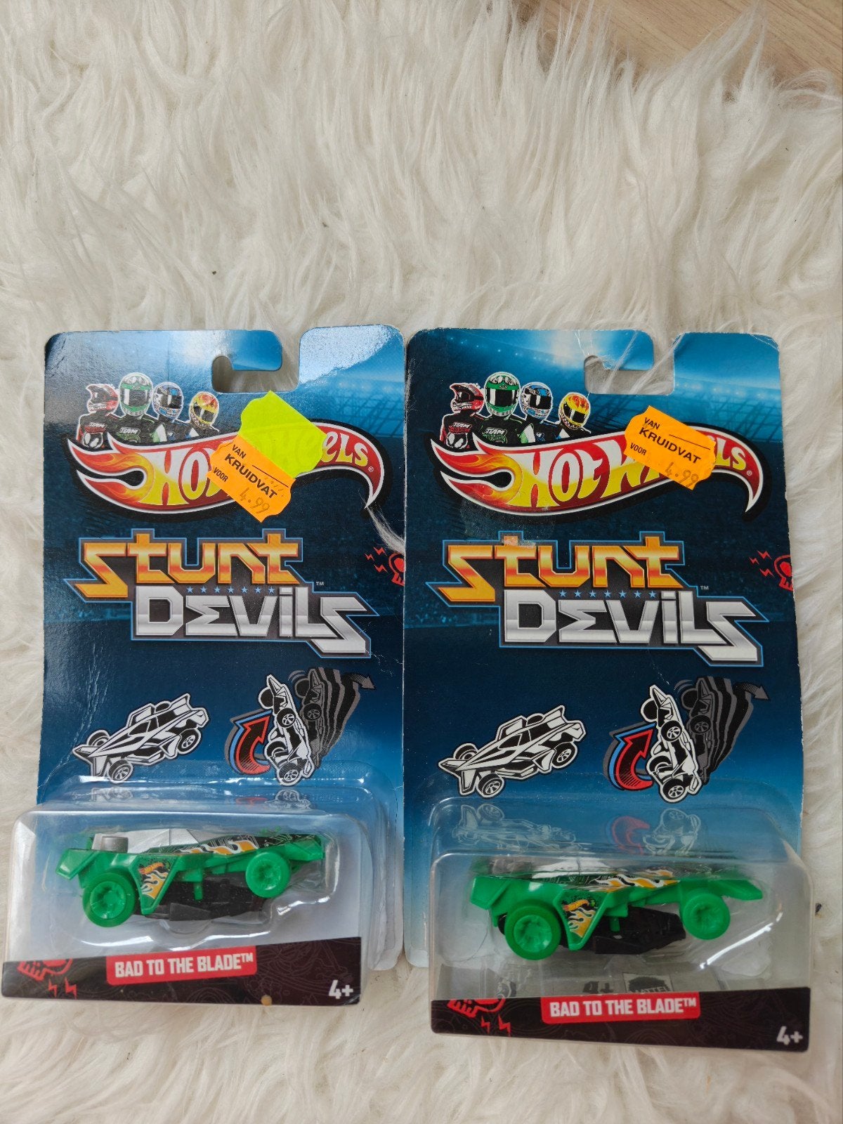 hot wheels bad to blade 2x, Ophalen of Verzenden, Zo goed als nieuw, Auto