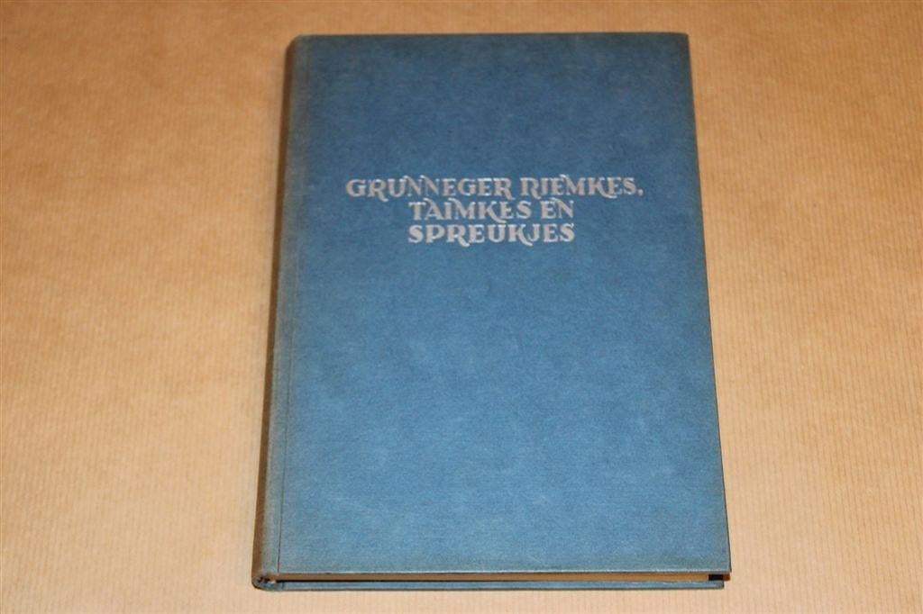 Grunneger Riemkes, Taimkes & Spreukjes [1951] — K. ter Laan, Boeken, Ophalen of Verzenden, Gelezen