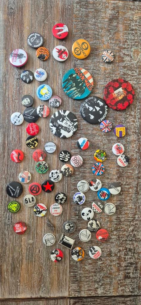 Grote collectie vintage speldjes / buttons, Verzamelen, Ophalen of Verzenden, Gebruikt