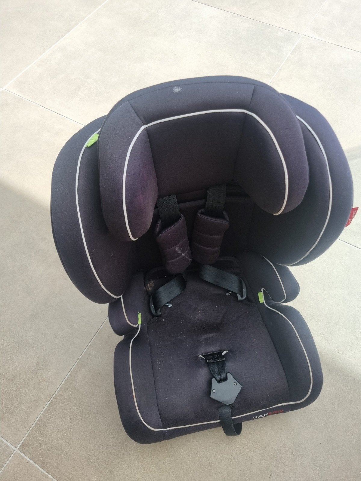autostoel carkids Jessie 9-36kg zwart, Verstelbare rugleuning, 9 t/m 36 kg, Isofix, Ophalen