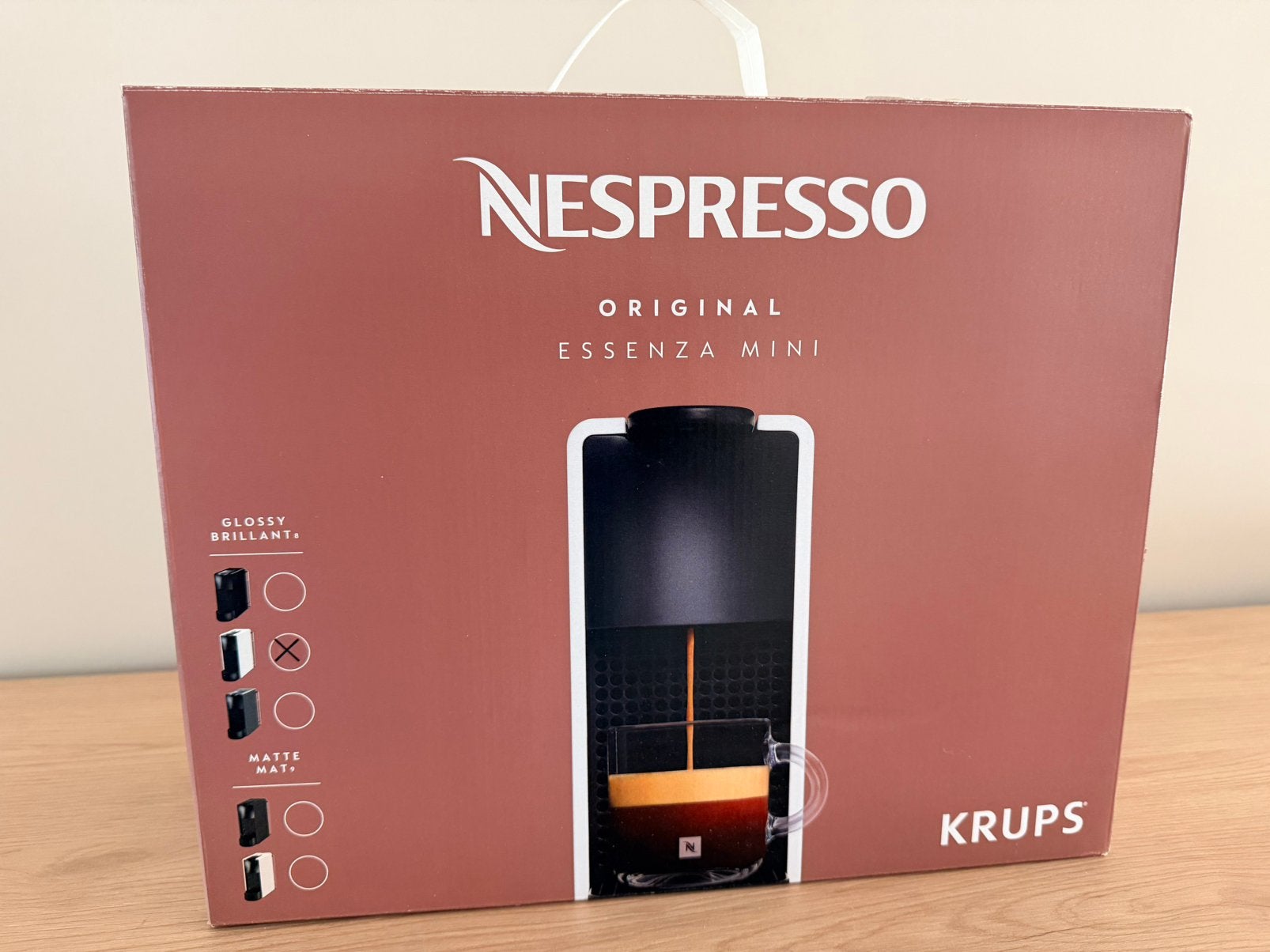 Nespresso Krups Essenza Mini Wit - Nieuw in doos, Ophalen, Koffiepads en cups, Espresso apparaat, Nieuw