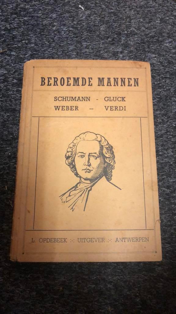 Beroemde mannen - L. Opdebeek 1935, Antiek en Kunst, Ophalen of Verzenden