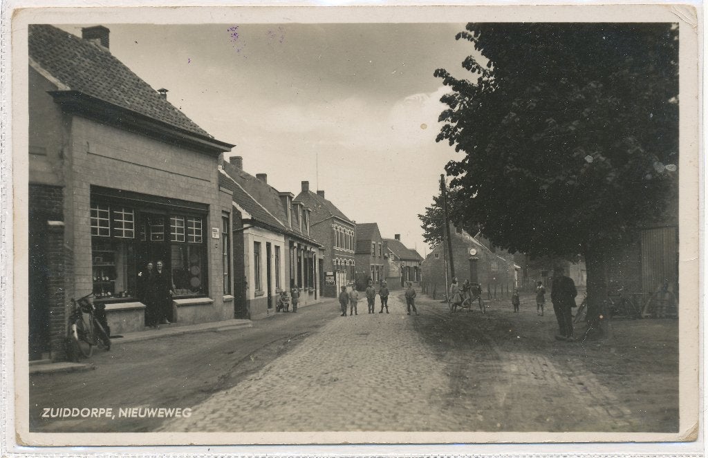 Zuiddorpe - Nieuweweg, Ophalen of Verzenden, 1920 tot 1940, Gelopen, Zeeland