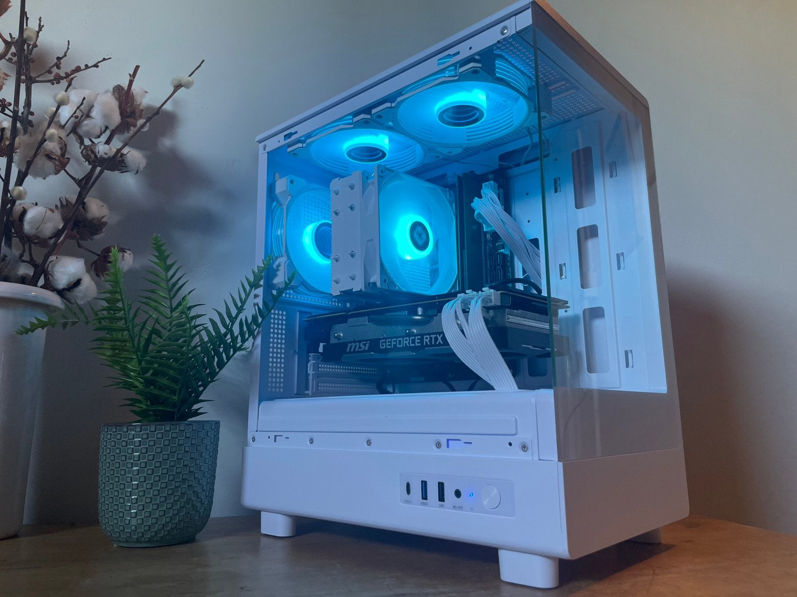 Witte Gaming PC | RTX 2080 super | i7 | 16Gb | SSD, Computers en Software, Refurbished, Ophalen of Verzenden, Gaming, SSD
