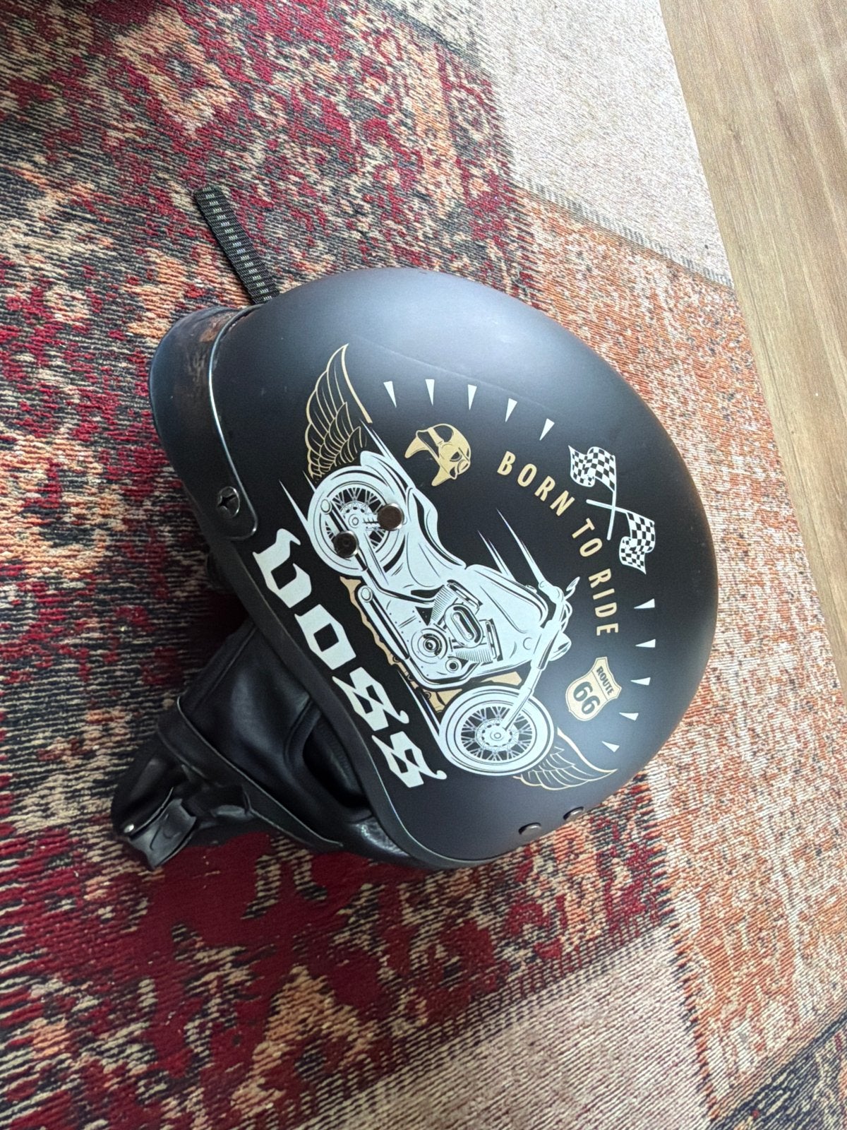 Motor / scooter helm - Maat L - Zeer weinig gebruikt, Motoren, Overige merken, Heren, Jethelm, Ophalen of Verzenden