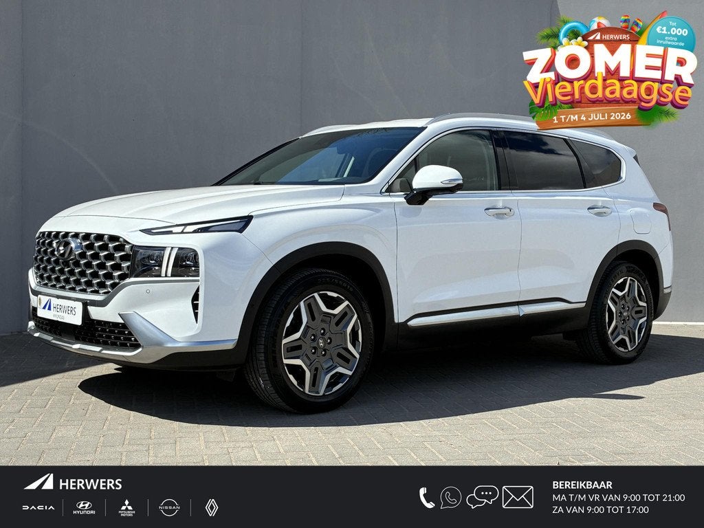 Hyundai Santa Fe 1.6 T-GDI PHEV Premium / Fabrieksgarantie t, Auto's, Hyundai, Automaat, Gebruikt, Euro 6, 4 cilinders