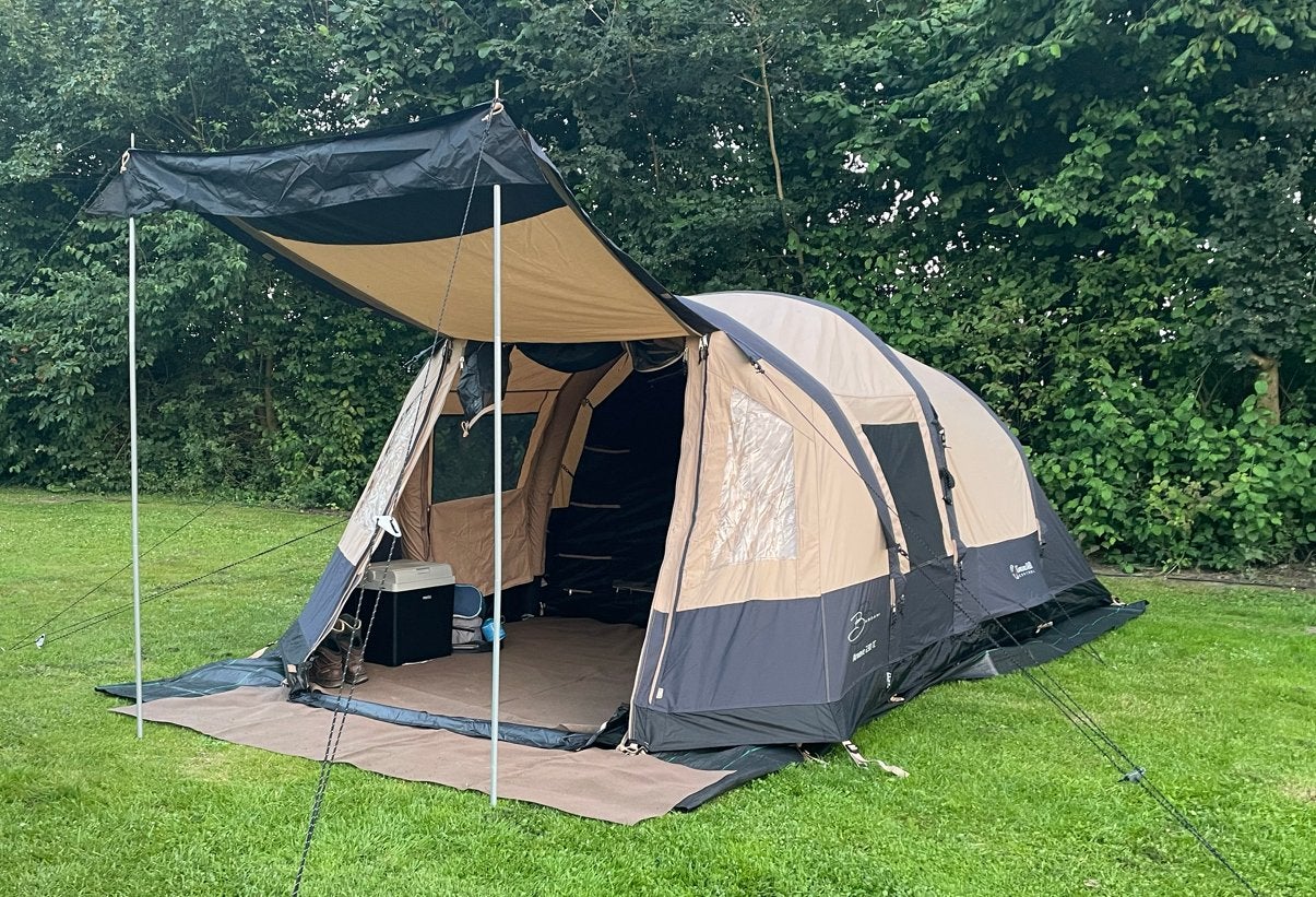 Bardani Airwave 230 TC opblaasbare tent - Zo goed als nieuw, Caravans en Kamperen, Ophalen, Zo goed als nieuw, Tot en met 3