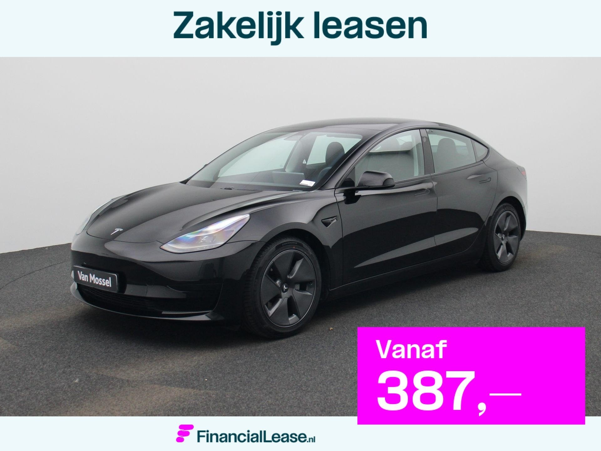 Tesla Model 3 Standard RWD Plus 60 kWh | Automaat | Panorama, Automaat, Gebruikt, Zwart, Geïmporteerd