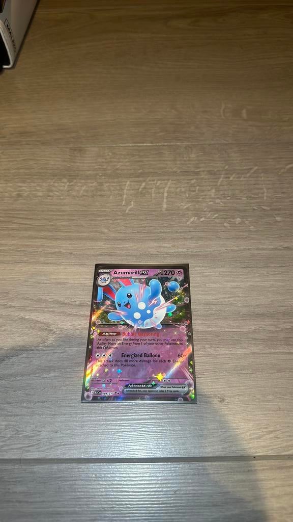 Azumarill EX 084/217 - Ascended Heroes, Ophalen of Verzenden, Zo goed als nieuw