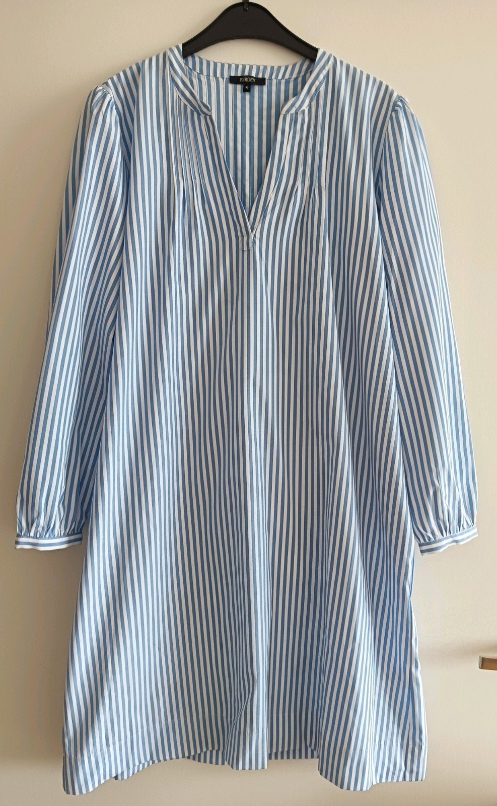 Gestreepte Purdey zomerjurk in maat 42, Kleding | Dames, LK Bennett, Blauw, Maat 42/44 (L), Ophalen of Verzenden