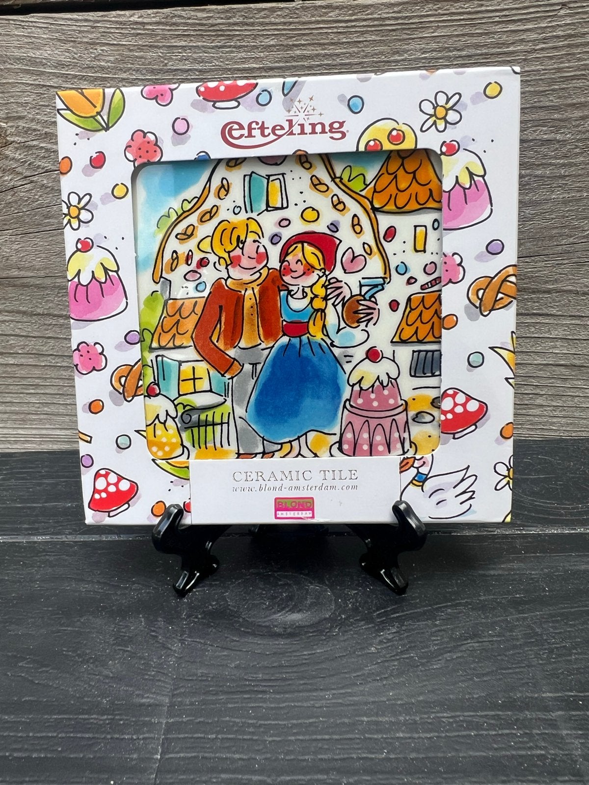Blond Amsterdam Efteling tegeltjes (5 stuks), Ophalen of Verzenden, Gebruikt, Gebruiksvoorwerp