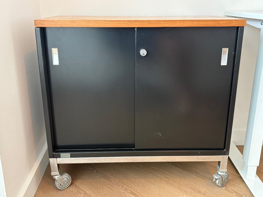 Authentiek Retro Vintage Uniek metaal kastje Jaren 50, Ophalen, Huis en Inrichting