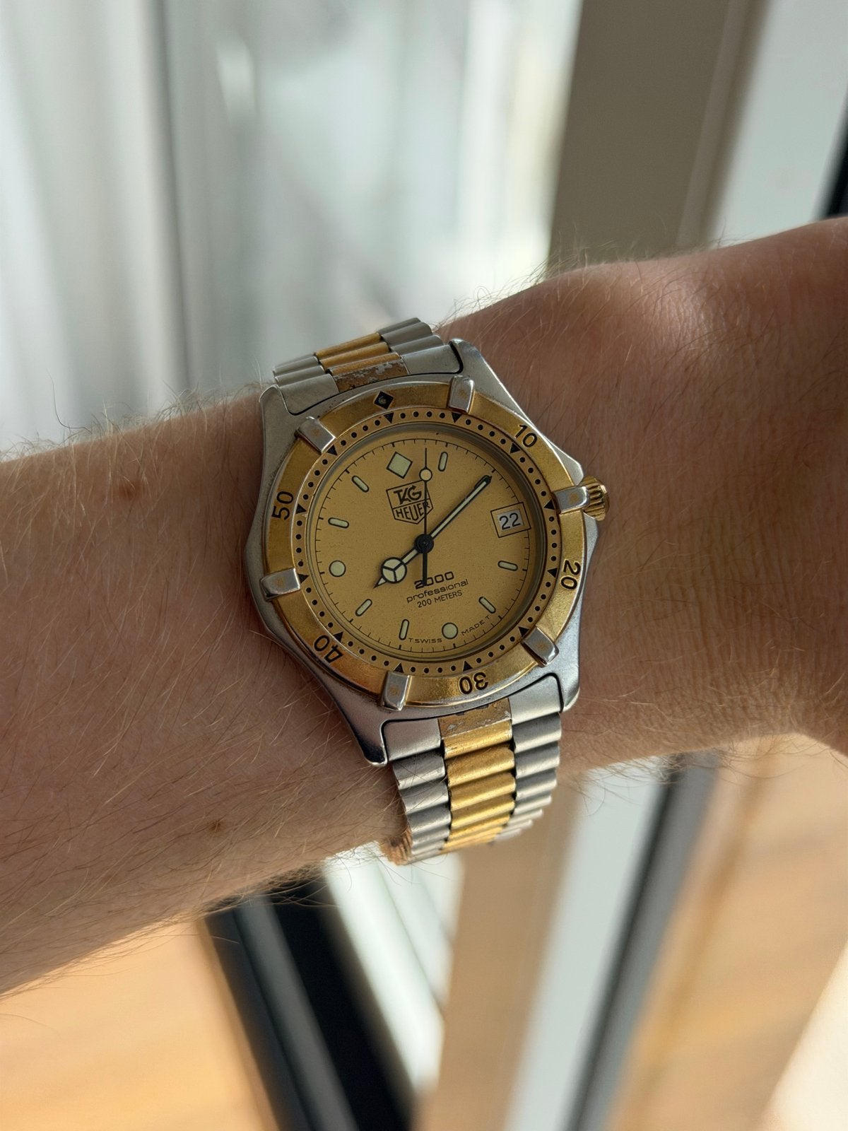 TAG Heuer 2000 Professional 38mm - Goede staat, Staal, Staal, Horology.hub.official@gmail.com, Polshorloge