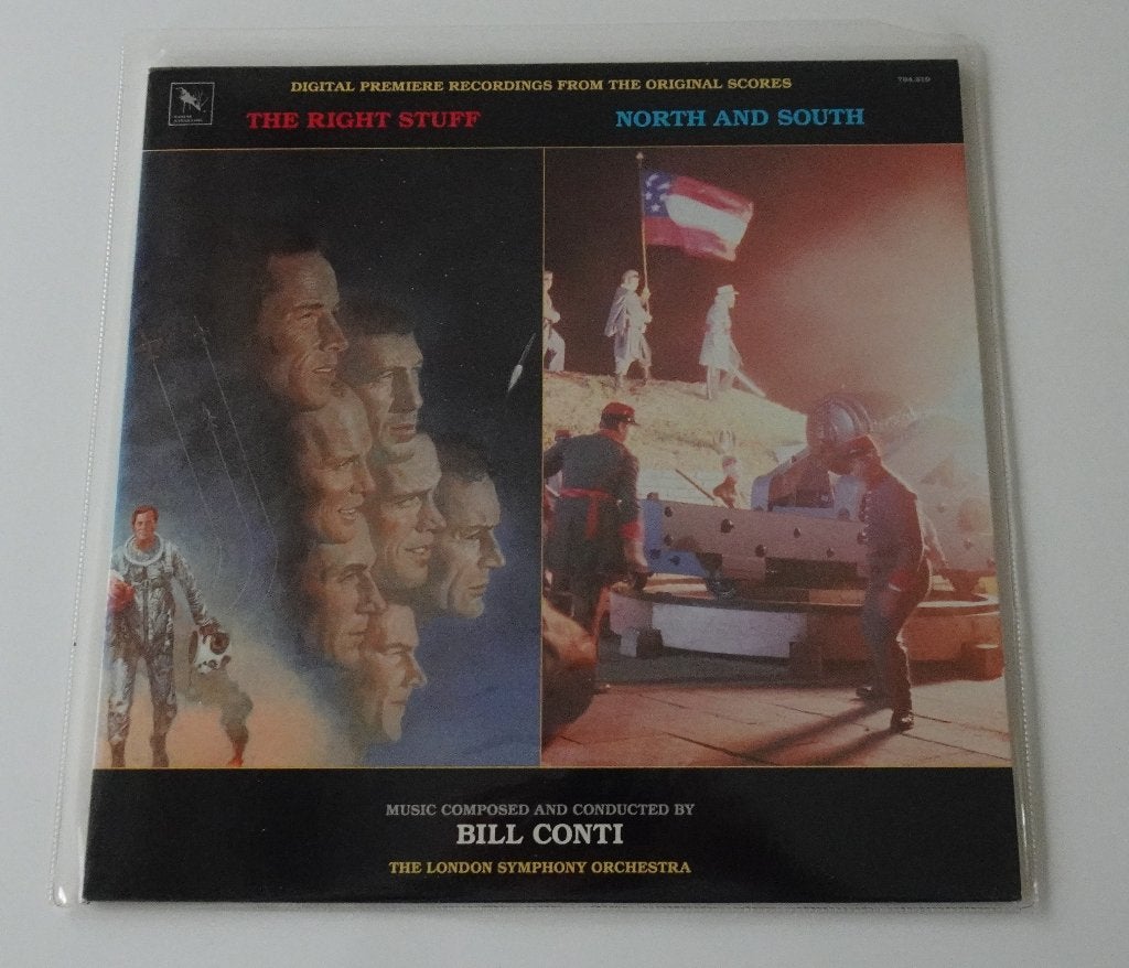 Bill Conti - The Right Stuff / North And South - OST 1986, Ophalen, Zo goed als nieuw, 12 inch
