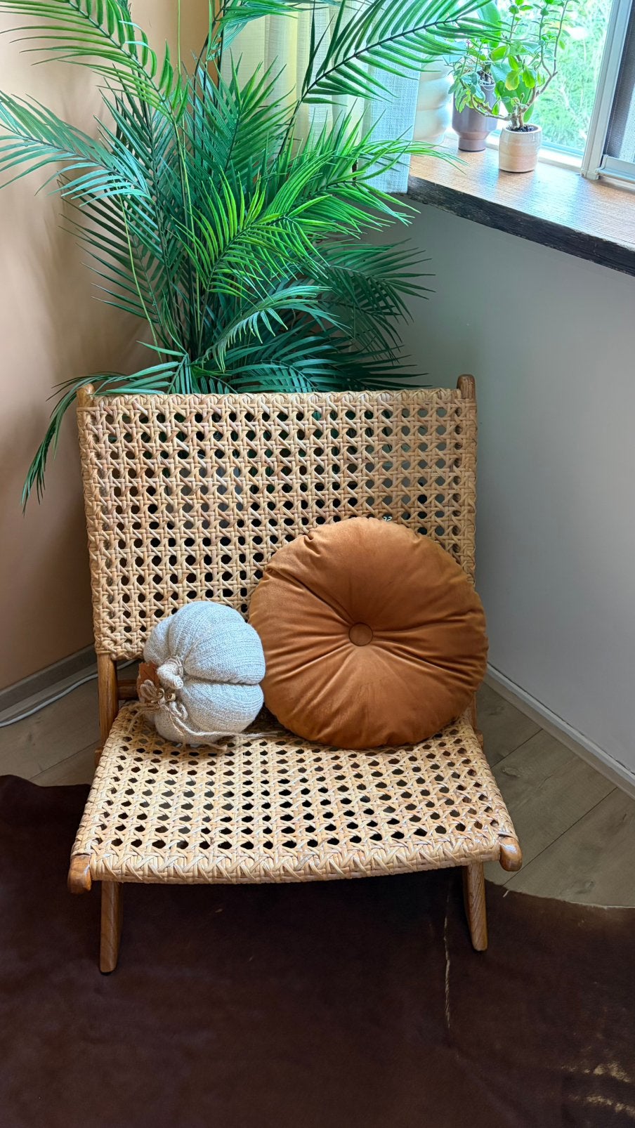Rotan klapstoel, Ophalen, Minder dan 50 cm, Minder dan 75 cm, Bohemian