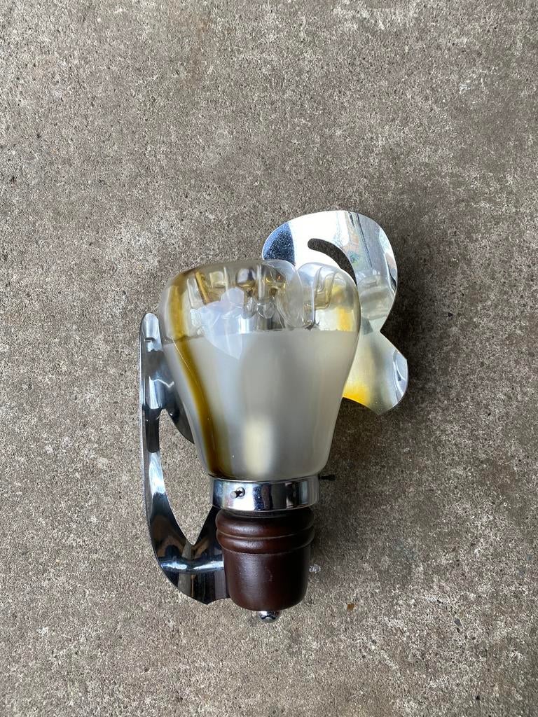 Murano glazen wandlamp , jaren 70, Ophalen of Verzenden, Huis en Inrichting