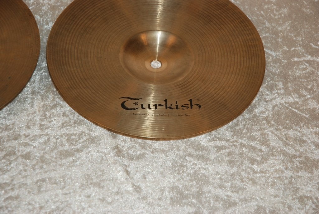 Turkish Classic hihat bekkens 599/660gr 10 inch  <26261502>, Gebruikt, ., Drums of Percussie, Ophalen of Verzenden