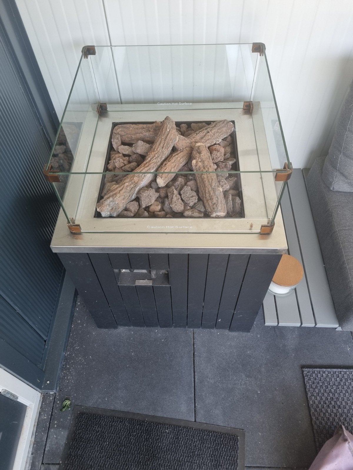 Cozy Tuin kachel terras/ kachel voor overkapping., Ophalen, Zo goed als nieuw