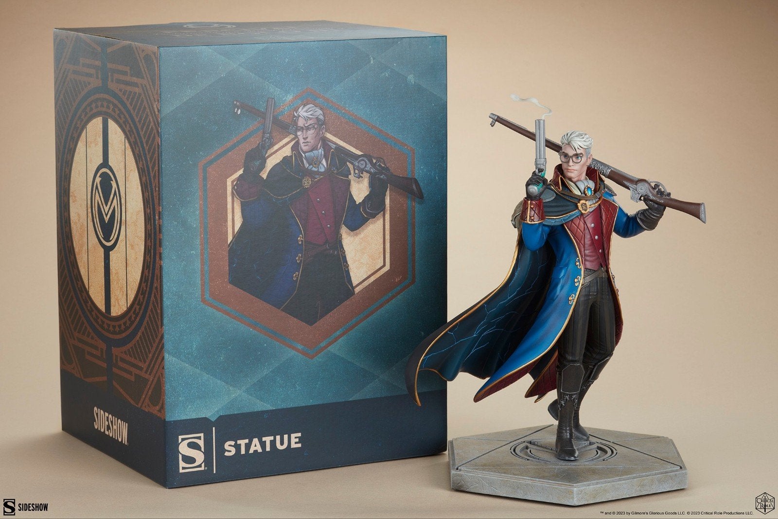 Sideshow Critical Role Percival de Rolo III Vox Machina, Verzamelen, Beelden en Beeldjes, Ophalen, Zo goed als nieuw, Mens