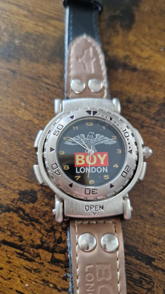 Uniek Boy London horloge - American Spirit, Overige merken, Overige materialen, Polshorloge, Ophalen of Verzenden