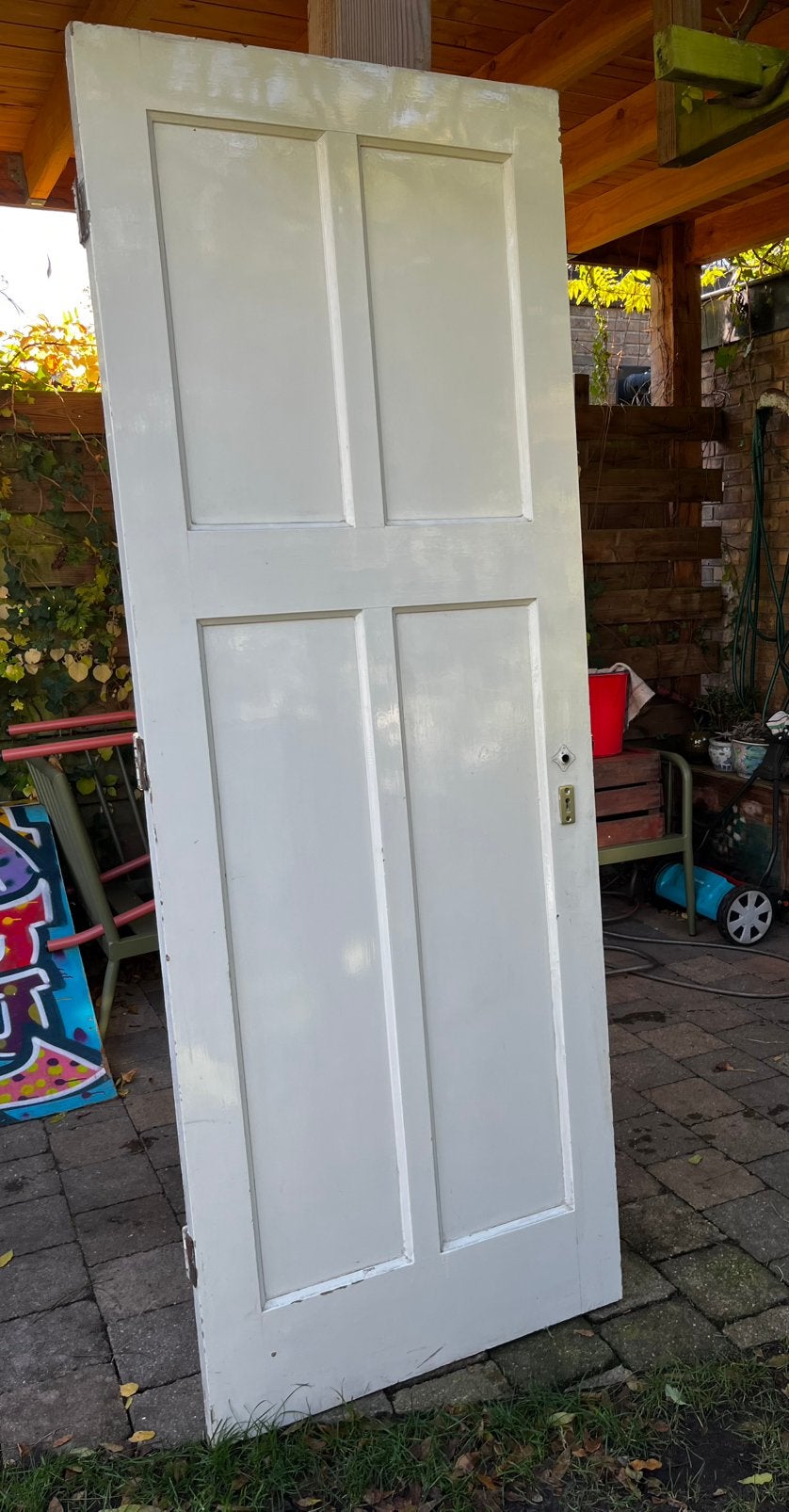 Deur jaren 30, Ophalen, Gebruikt, Minder dan 80 cm, Binnendeur