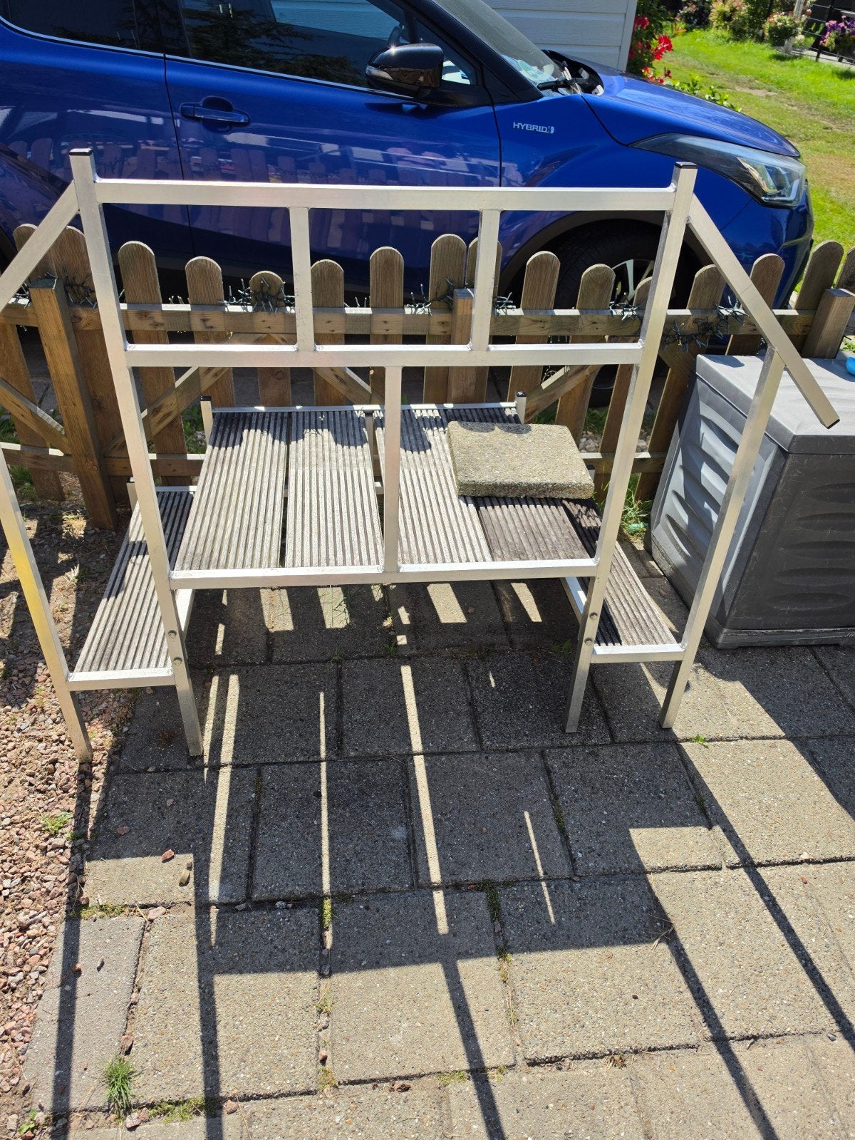 Stevig aluminium stacaravan trapje, Caravans en Kamperen, Ophalen, Zo goed als nieuw