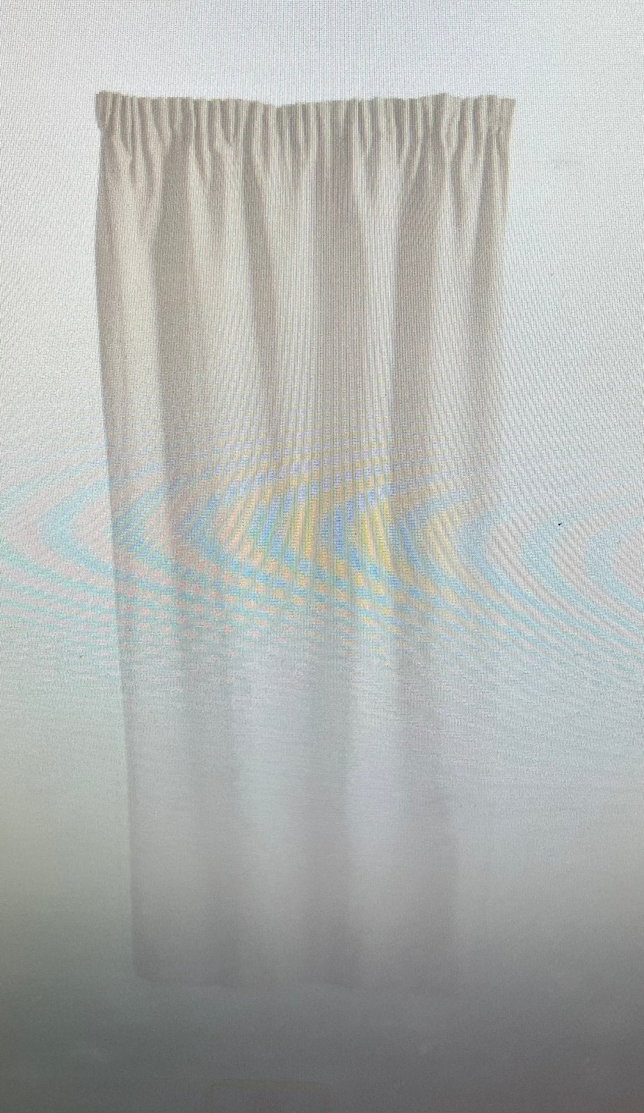 NIEUW Kant & klare gordijn ecru 140x260cm verduisterend, Ophalen of Verzenden, Nieuw, Gordijn, Verduisterend