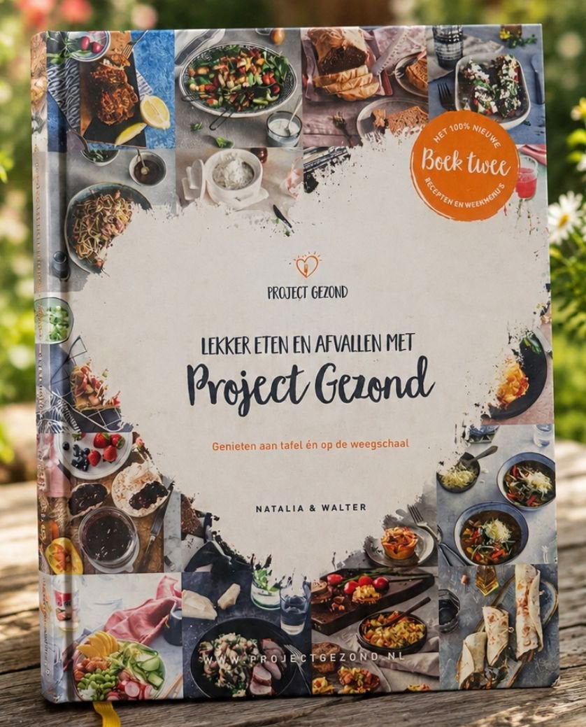 Project gezond lekker eten en afvallen boek 2, Verzenden, Zo goed als nieuw