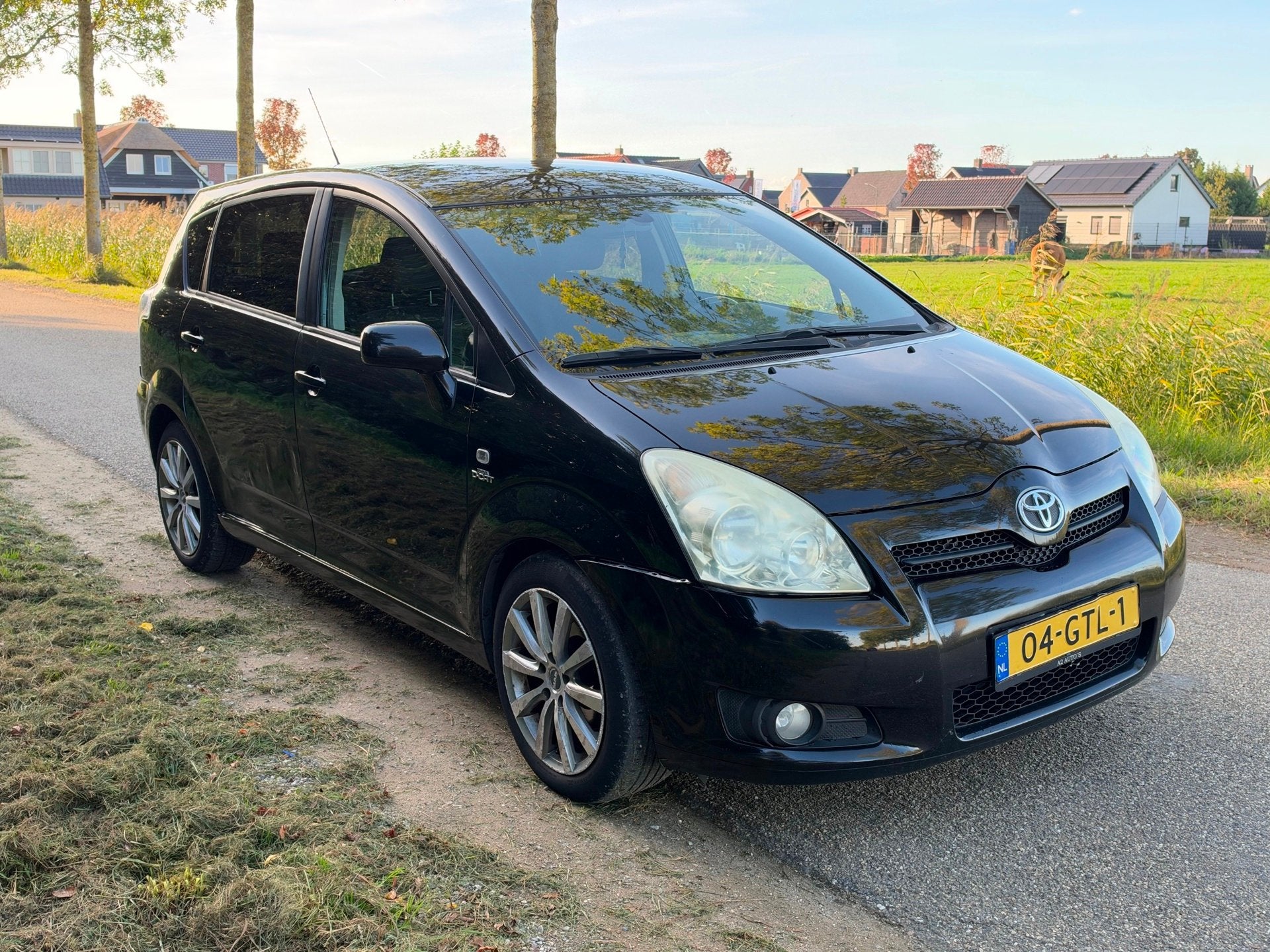 Toyota Verso 1.8 VVT-i Luna 7p. APK 07-2027 Airco NAP, Auto's, Gebruikt, Zwart, 129 pk, 7 stoelen