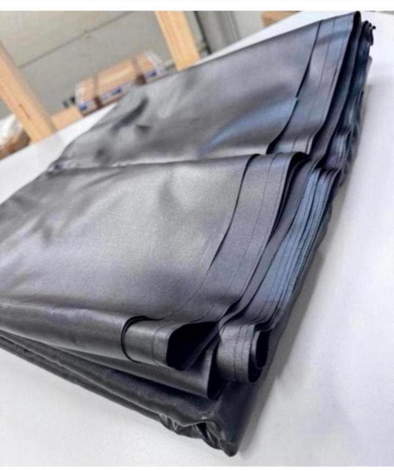 1X Waterdicht NYLON Stof Materiaal PU Gecoat 150x1000cm 10M, Hobby en Vrije tijd, Overige materialen, 120 cm of meer, Zwart, Ophalen of Verzenden