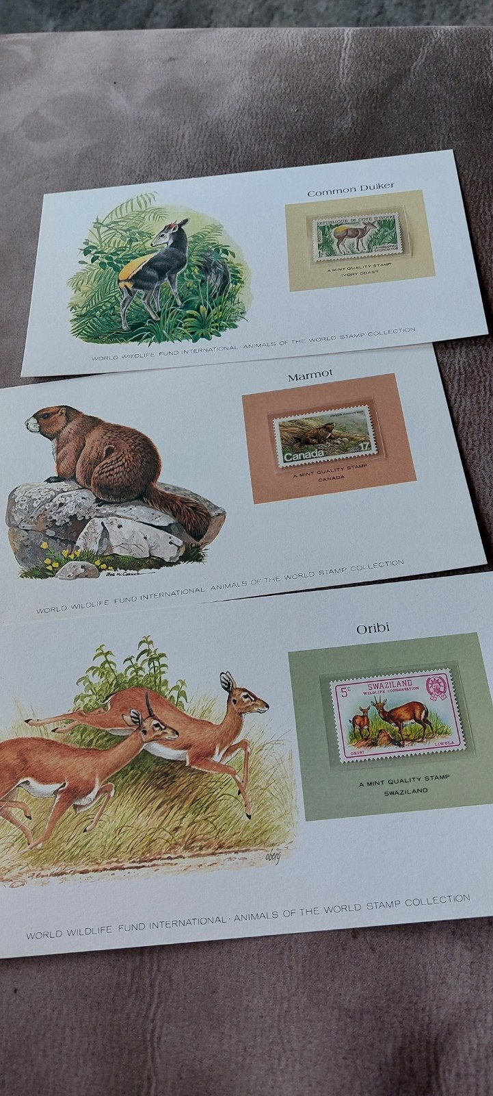 52 postzegels "Dieren van de gehele wereld", Ophalen of Verzenden, Nederland en Buitenland