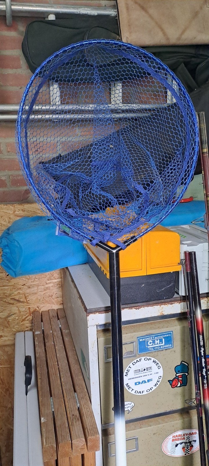 Groot visnet, Ophalen, Net of Fuik