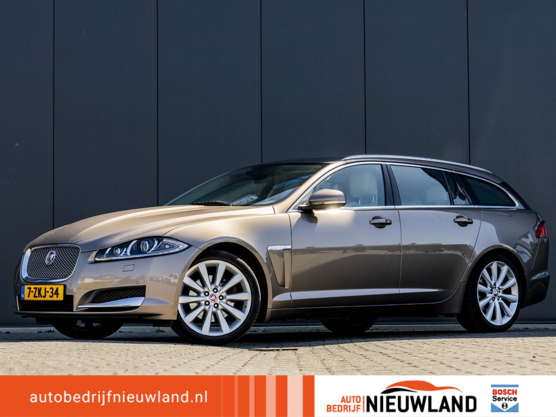 Jaguar XF Sportbrake 3.0D Stoelverwarming/koeling, trekhaak,, Automaat, Euro 5, Achterwielaandrijving, Gebruikt