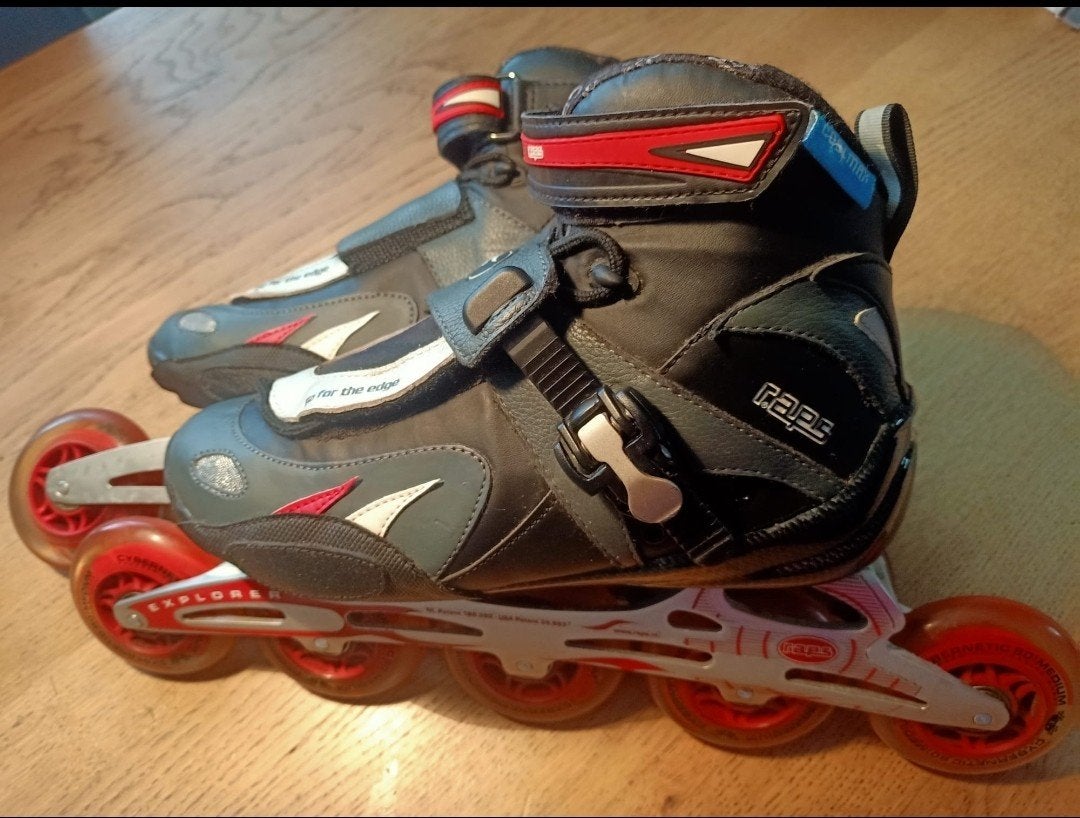 skeelers inline skates  Raps maat 38,5, Overige merken, Gebruikt, Inline skates 5 wielen, Ophalen of Verzenden