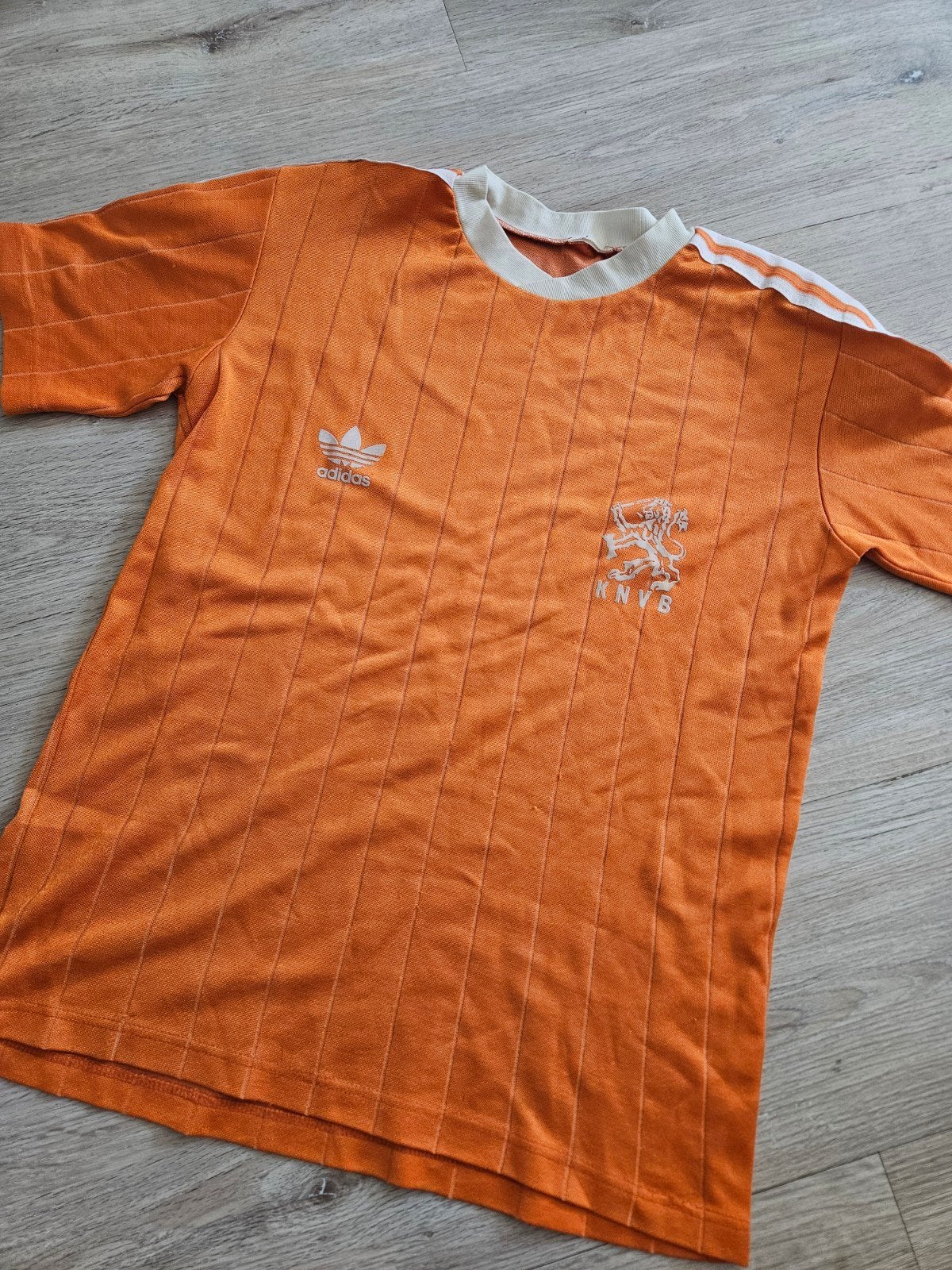 Vintage Adidas KNVB Nederland shirt 1988 | Kindermaat, Ophalen of Verzenden, Adidas, Gedragen, Overige maten