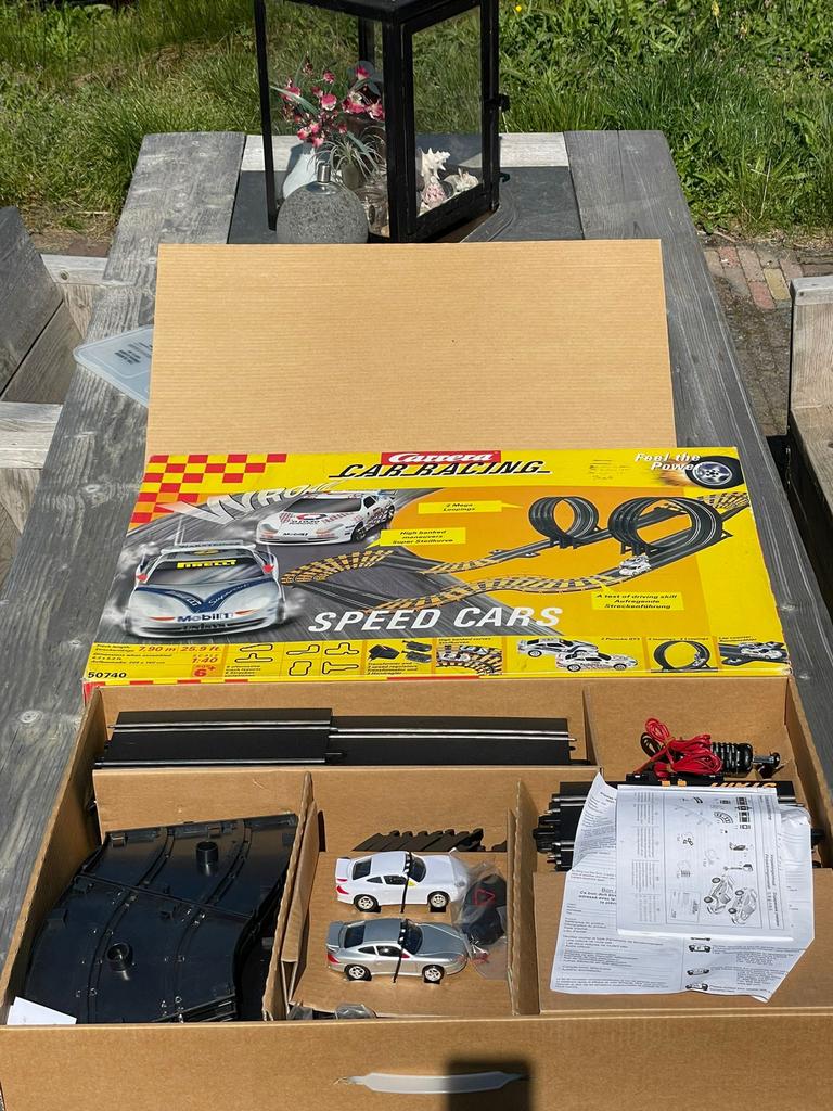 Carrera Racebaan Speed Cars - Zo goed als nieuw, Racebaan, Zelf te bouwen, Carrera, Ophalen of Verzenden