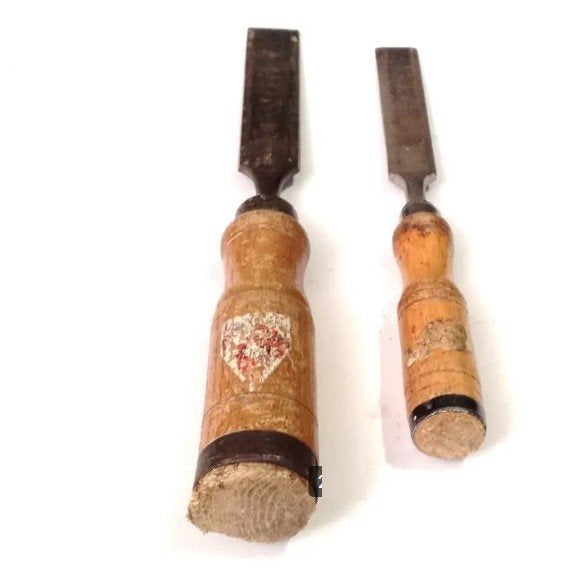 antieke beitels, Antiek en Kunst, Antiek | Gereedschap en Instrumenten, Ophalen of Verzenden