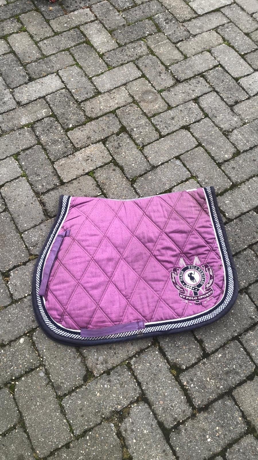Pony dekje, Ophalen, Gebruikt, Zadeldekje, Paars