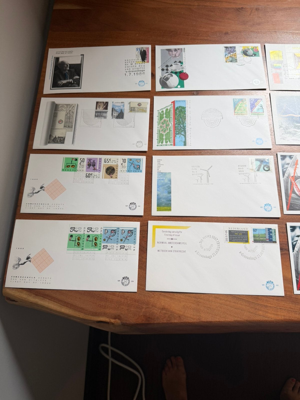 Eerste dag uitgifte postzegels 56 x, Ophalen of Verzenden, Nederland