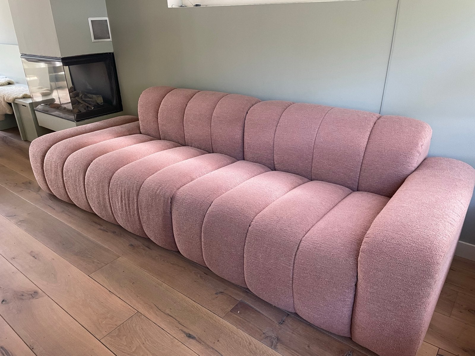Nieuwstaat! 4x6 Sofa X4 poeder terra - 275x95 cm, Ophalen, 250 tot 300 cm, 75 tot 100 cm, Zo goed als nieuw