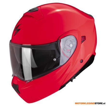 Scorpion EXO-930 Evo Solid Systeemhelm, Fluor-Rood, Ophalen of Verzenden, Nieuw met kaartje