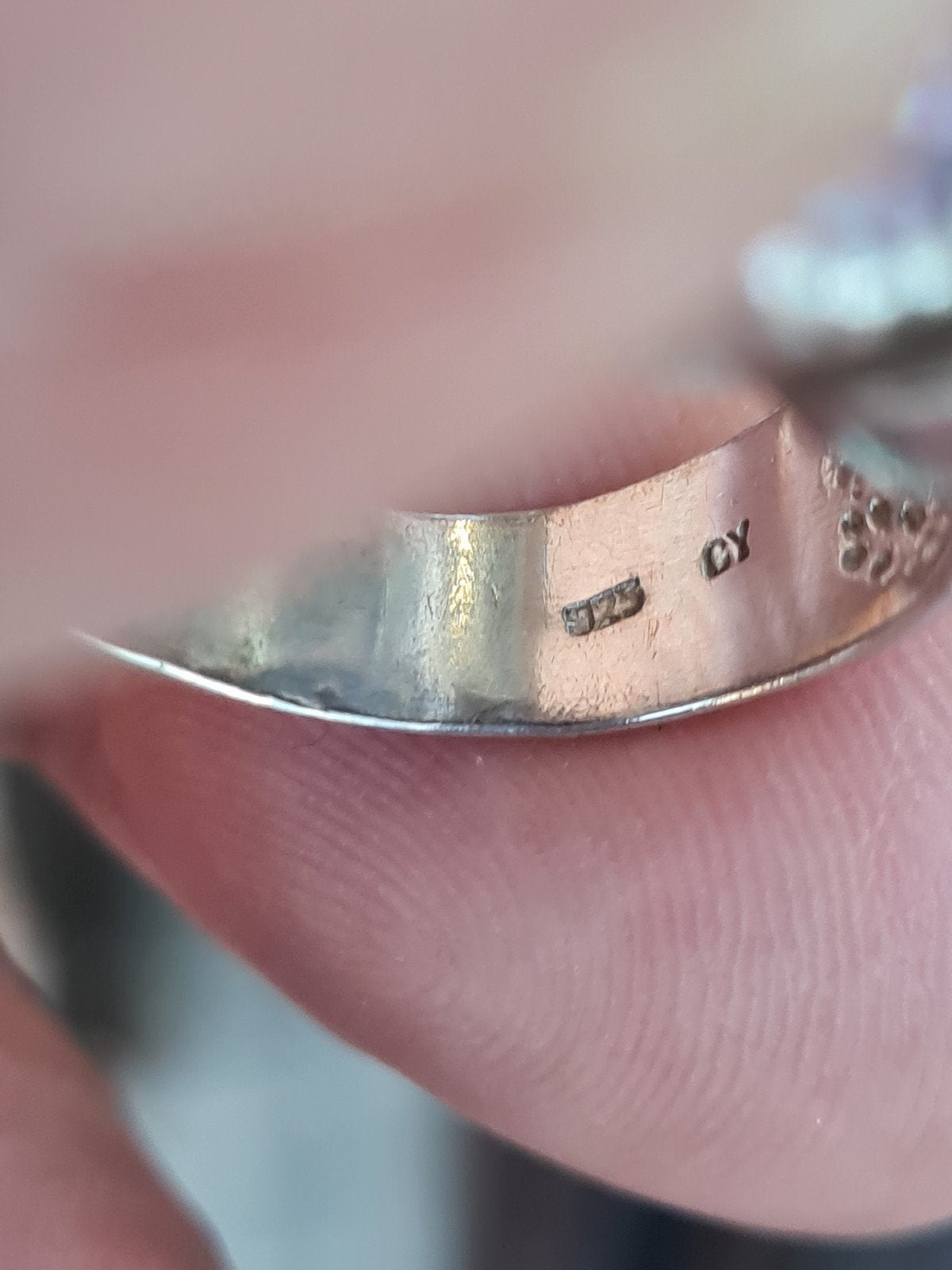 design ring 925, Ophalen of Verzenden, Zo goed als nieuw, 17 tot 18, Dame
