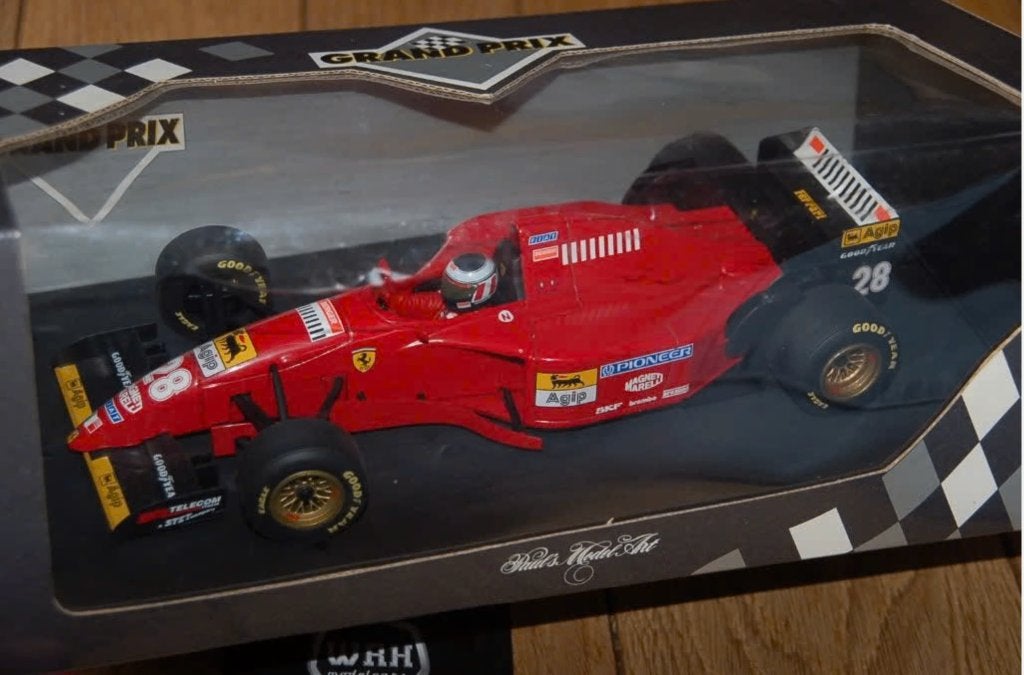 1:18 FERRARI F1 412 T2 BERGER Minichamps in box WRH, Verzenden, Zo goed als nieuw, Auto, MiniChamps
