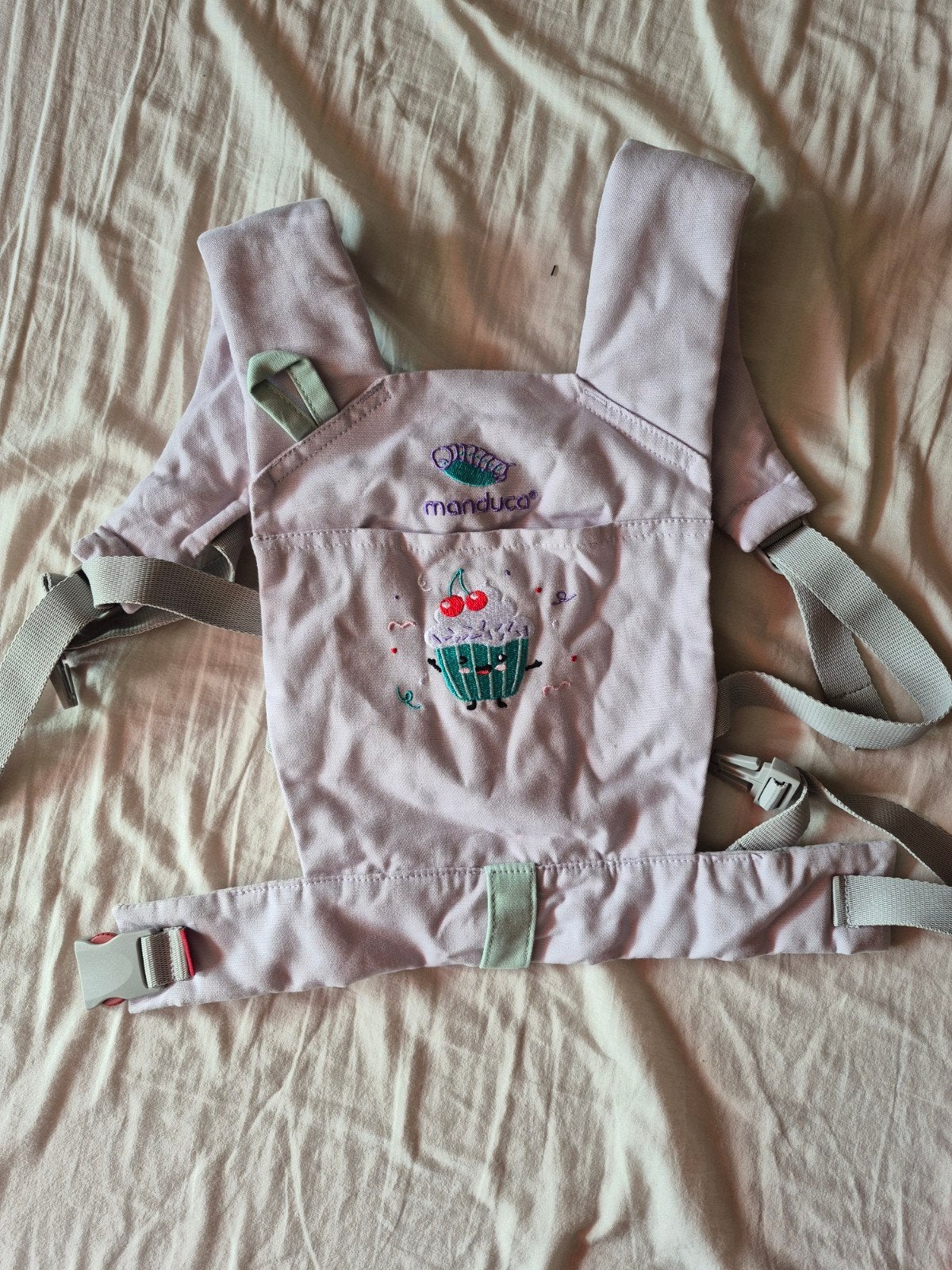 Manduca Poppendraagzak - Zo goed als nieuw, Kinderen en Baby's, Ophalen of Verzenden, Nieuw, Babypop