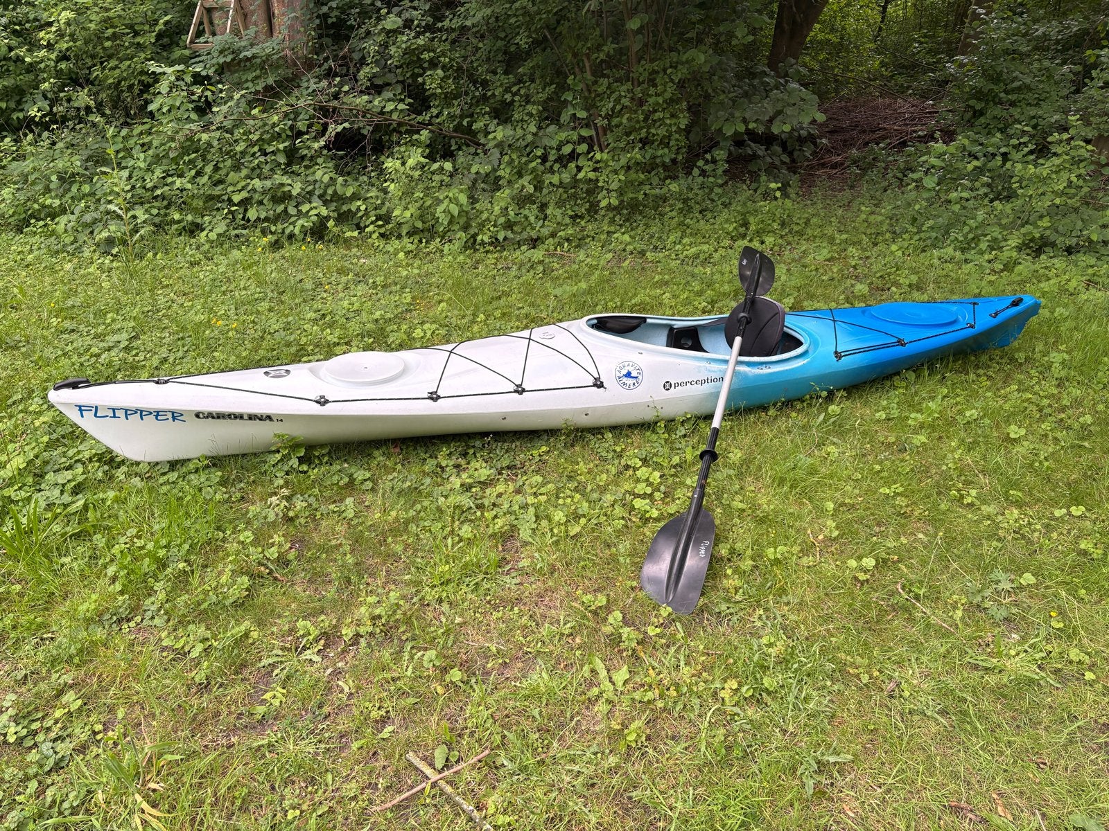 Perception Carolina 14 Kajak - Zo goed als nieuw, Watersport en Boten, Ophalen, Zo goed als nieuw, 1-persoons