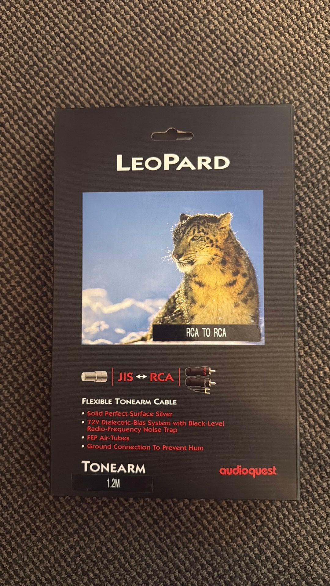 AudioQuest Leopard, Ophalen of Verzenden, Zo goed als nieuw, Minder dan 2 meter, Interlink-kabel