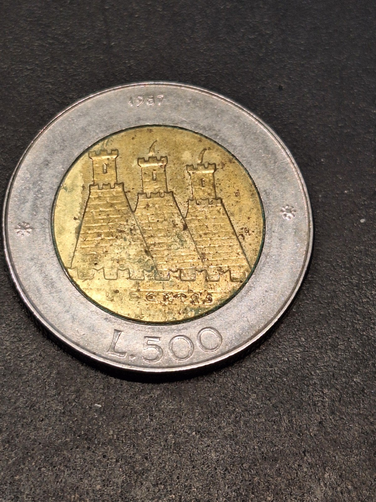 San Marino 500 lire 1987, Ophalen of Verzenden, San Marino, 2 euro